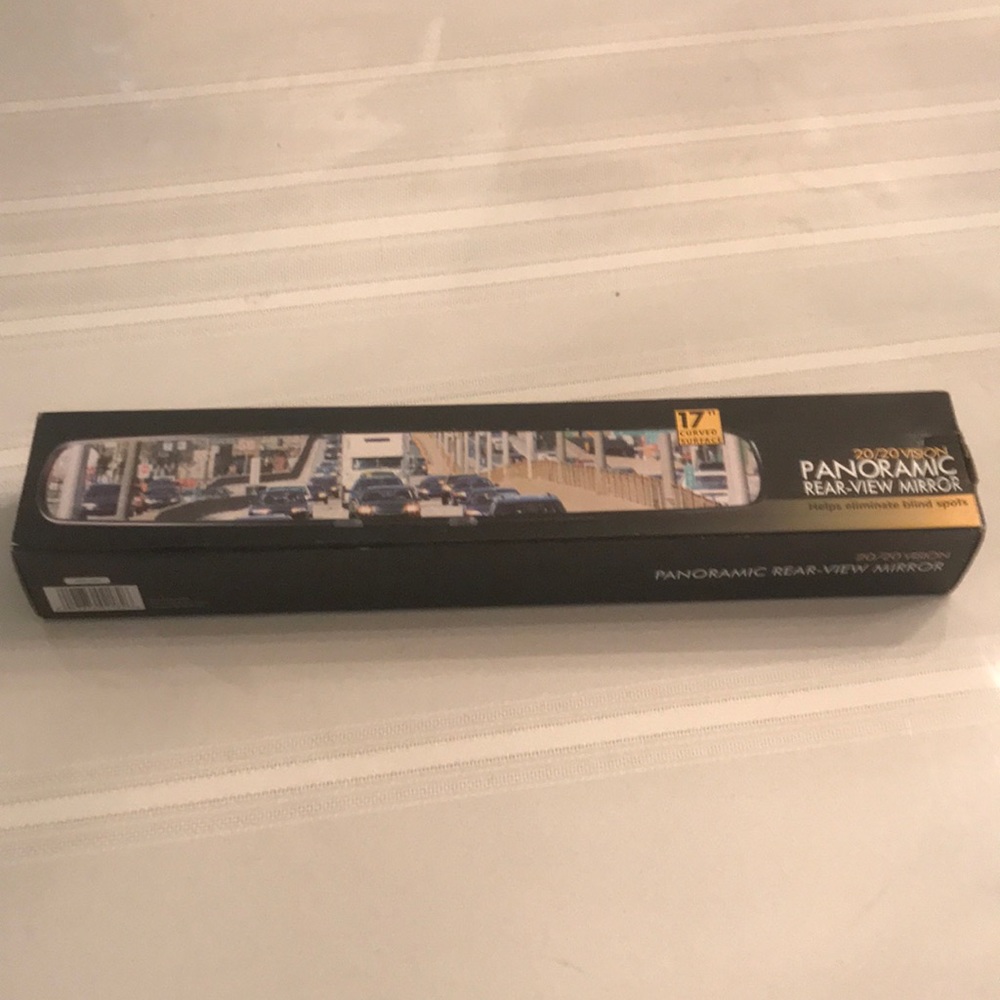 IDEAWORKS 17”curved surface 20/20 VISION PANORAMIC REAR-VIEW MIRROR.